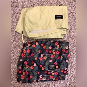 Wesc Light Green Swim Shorts